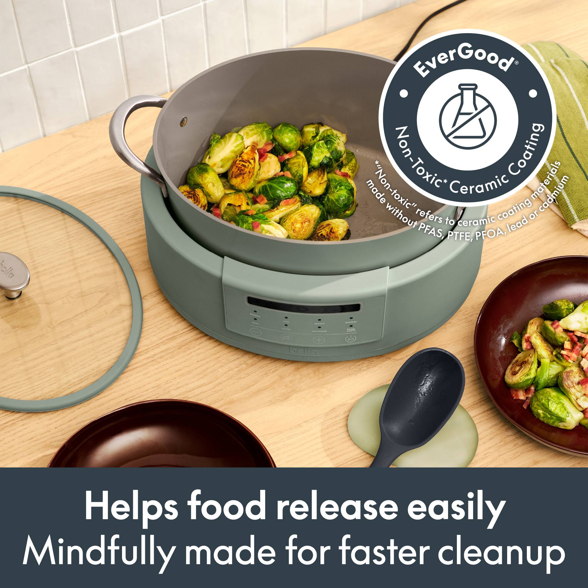 Bella MULTI 10 in 1 7 qt. Multicooker Aloe - Best Buy