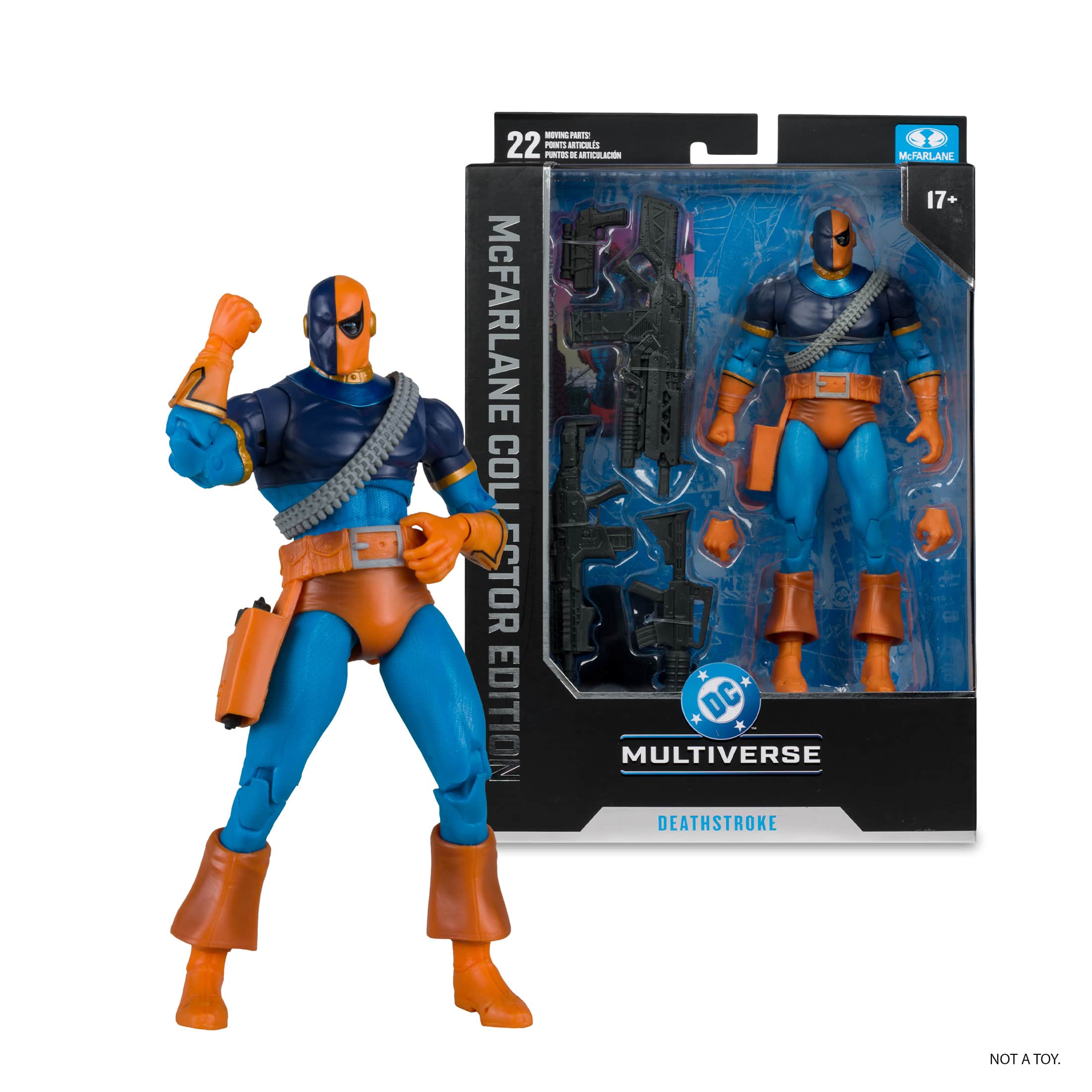McFarlane Toys - DC Multiverse Deathstroke (Deathstroke The Terminator) 7.1" Action Figure - Collector Edition #46 - Chance for Chase - Front_Zoom