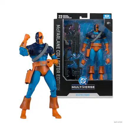 PIS 22 H non ATEIS - ATCILACIN McFARLANE COLI ESTOR * * EDITION * DC MULTIVERSE DEATHSTROKE McFARLANE 17+ NOT A TOY.