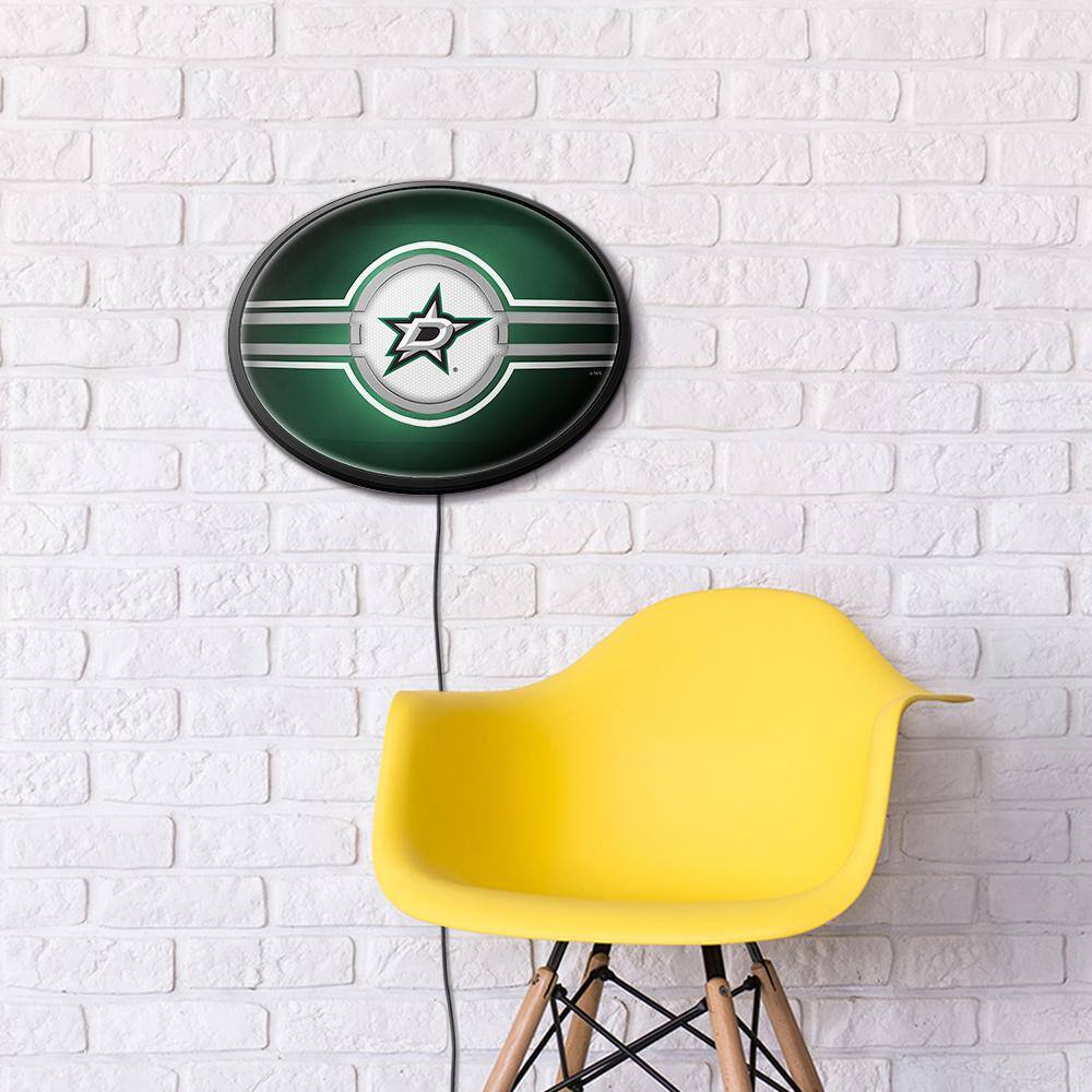 Alt View 3. The Fan-Brand - Dallas Stars 18'' x 14'' Team Color Slimline Illuminated Wall Sign - Multicolor.
