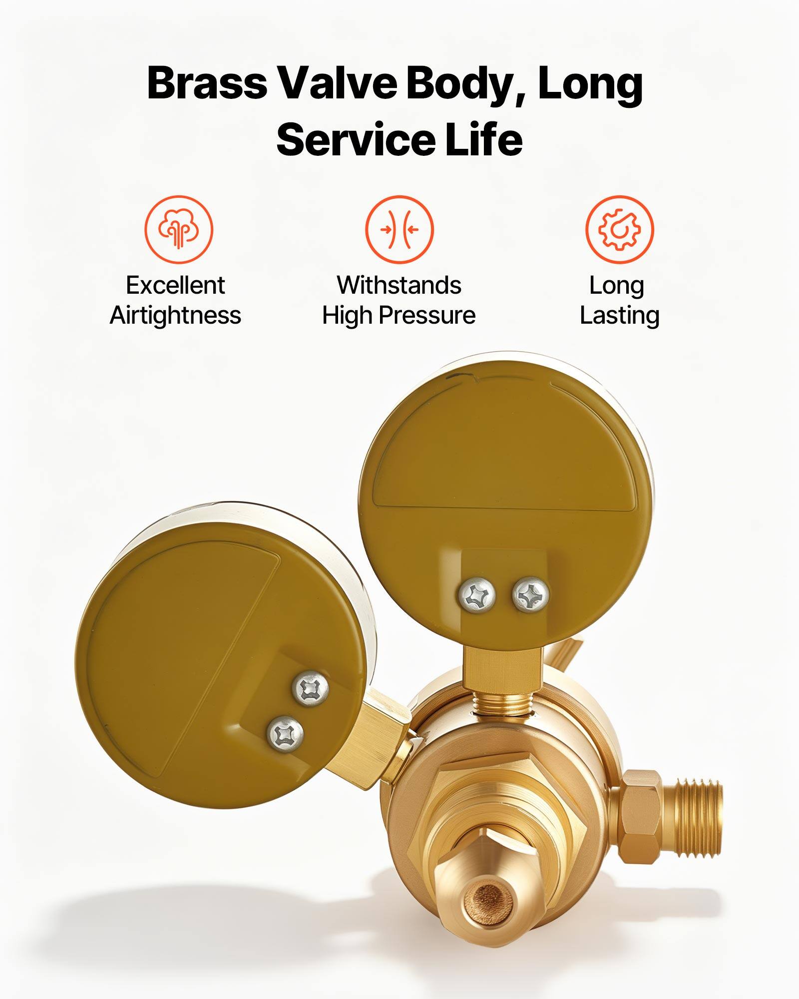Brass Valve Body, Long Service Life

Excellent Airtightness

Withstands High Pressure

Long Lasting
