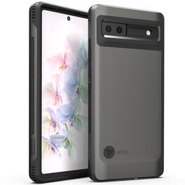 Vena - OutCross for Google Pixel 6a Case with Military Grade Dual Layer Drop Protection - Graphite Gray - Multicolored
