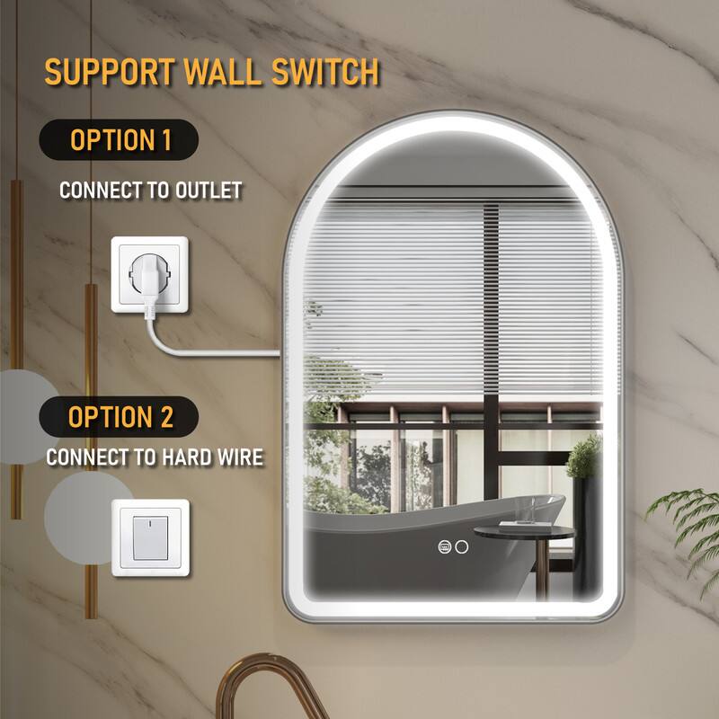 SUPPORT WALL SWITCH  
OPTION 1  
CONNECT TO OUTLET  
OPTION 2  
CONNECT TO HARD WIRE