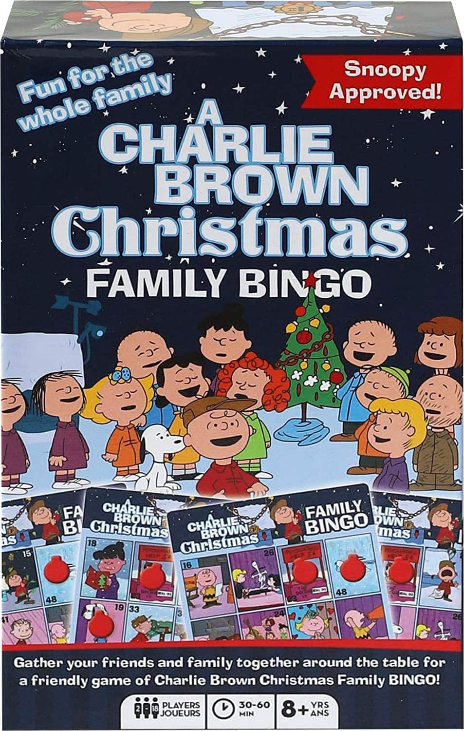 NMR Distribution - Peanuts A Charlie Brown Christmas Family Bingo Game