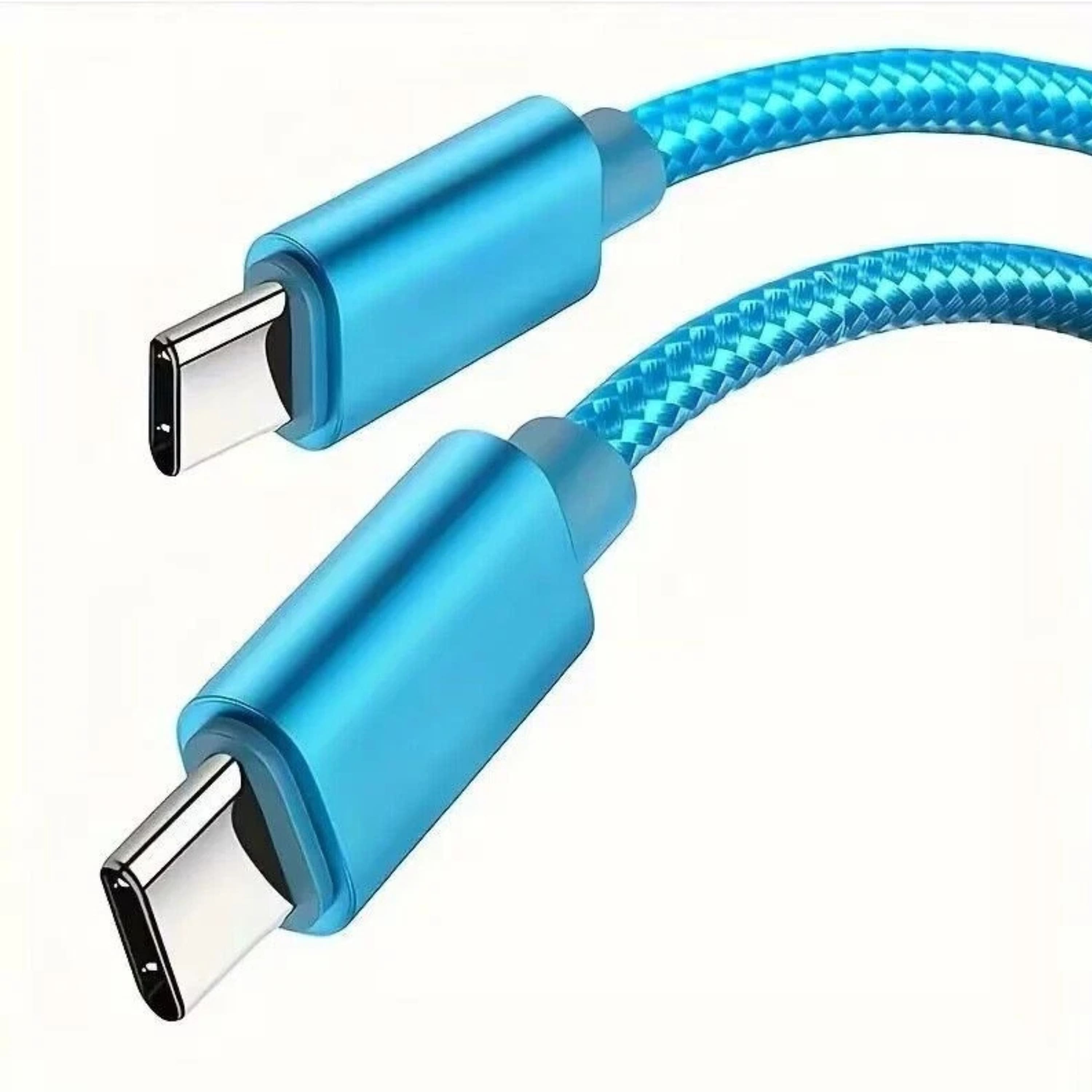 Kitcheniva - Premium USB-C to USB-C Fast Charging Data Sync Charger Cable Cord 3Ft - Blue