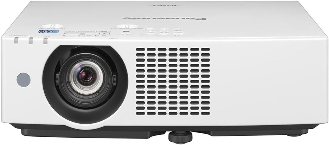 Panasonic - PT-VMZ51S WUXGA Laser 3LCD Projector with 5,200 Lumens and 1.09–1.77:1 Throw Ratio - White