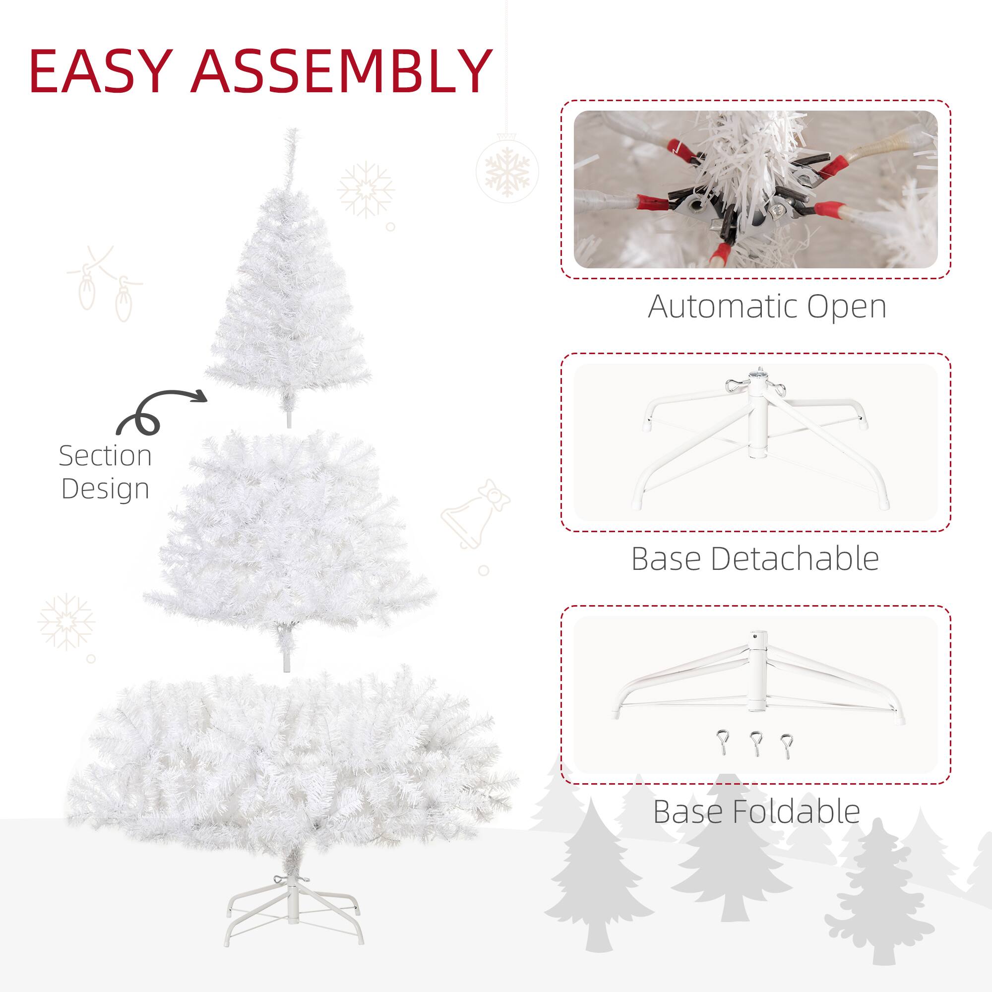 EASY ASSEMBLY

Automatic Open
Section Design
Base Detachable
Base Foldable