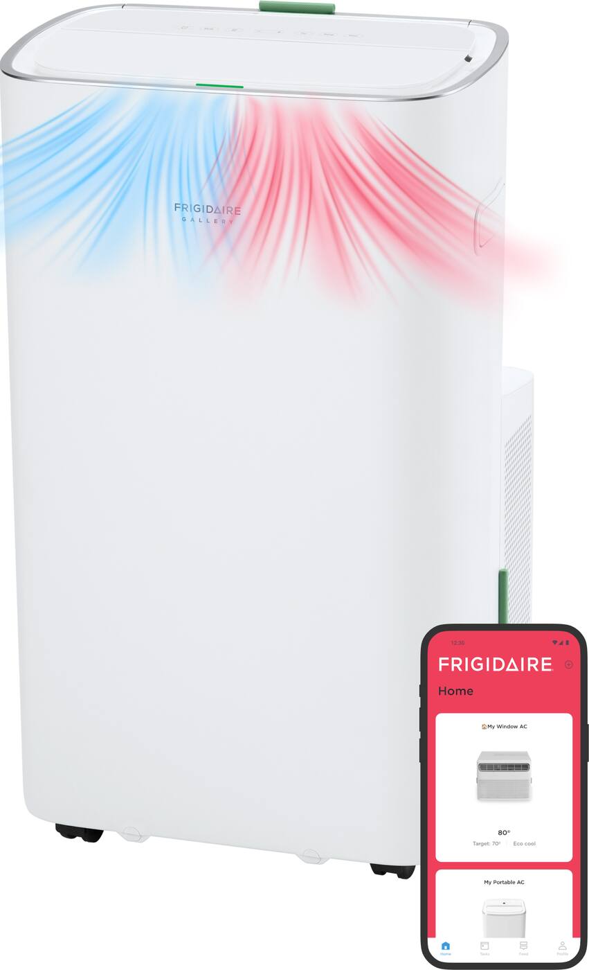 FRIGIDAIRE GALLERY

12:30

FRIGIDAIRE
Home
My Window AC
80
Target 70° Eco cool

My Portable AC