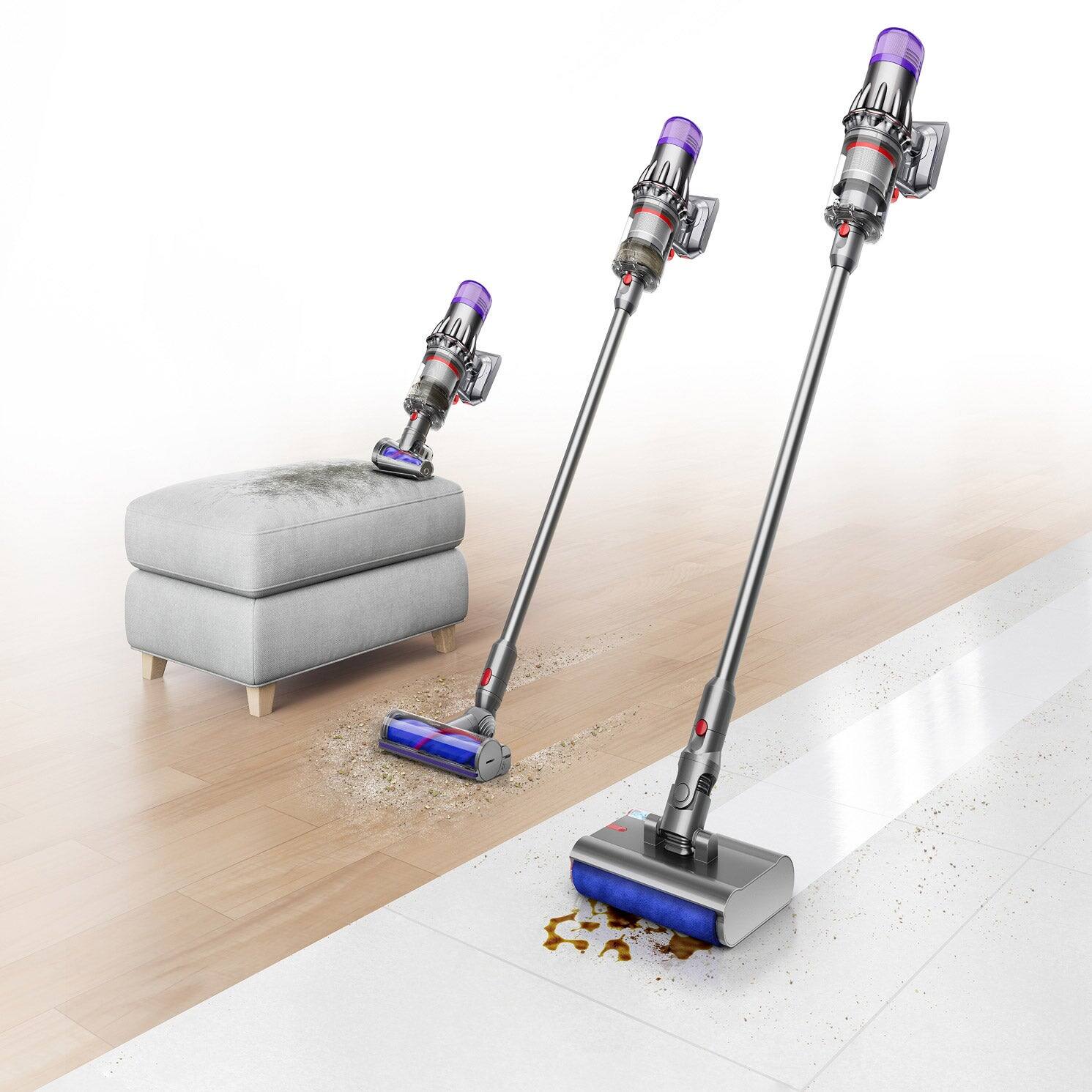 Alt View 6. Dyson - Dyson V9 Submarine Extra Dry Cordless Wet and Dry Stick Vacuum - Dark Gray.