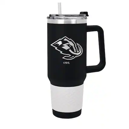 Front. Great American Products - Utah Mammoth 40oz. Colossus Travel Mug - Black.