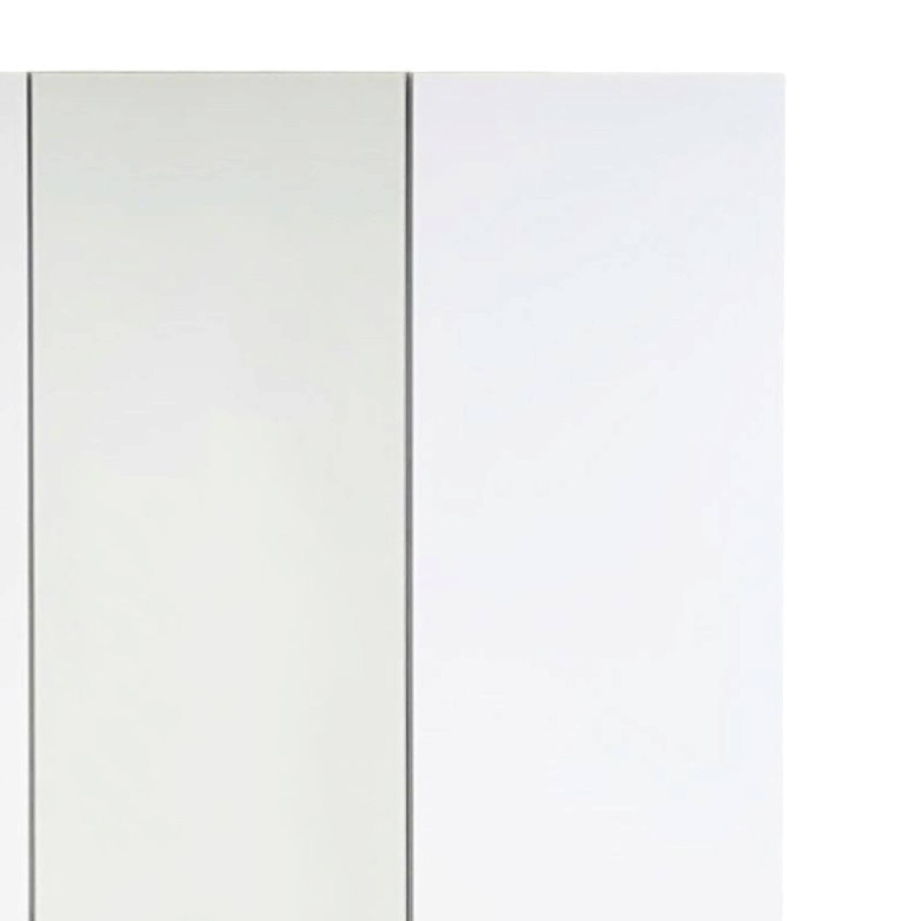 Angle. Manhattan Lane - Ely Closet Cabinet Set, Center Mirror Front, 7 Drawers, 71 Inch, White - White.