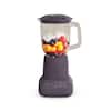 Front. Bella - Fits-anywhere Kitchenware: Flip & Store 48-oz. Blender, 450W & 10 Speed Settings - Plum.