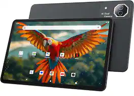 FEONAL - Android Tablet, 12 inch Android 15 Tablet, 2K Display, MTK G99 Octa-Core, 16GB RAM+256GB ROM Widevine L1, Gemini AI 2.0 - Gray