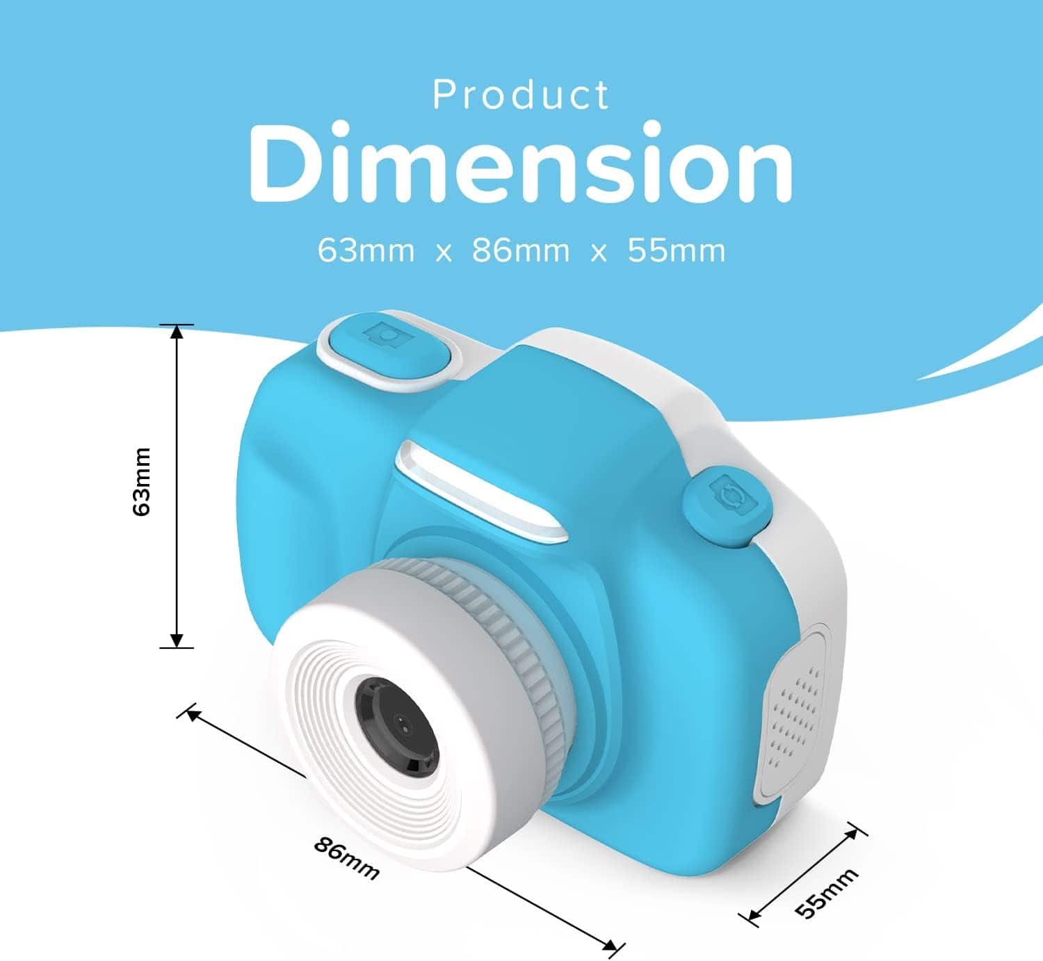 Product Dimension: 63mm x 86mm x 55mm