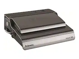 Fellowes - Galaxy-E Comb Binding Machine, 500 Sheet Capacity - Metallic Silver/Black