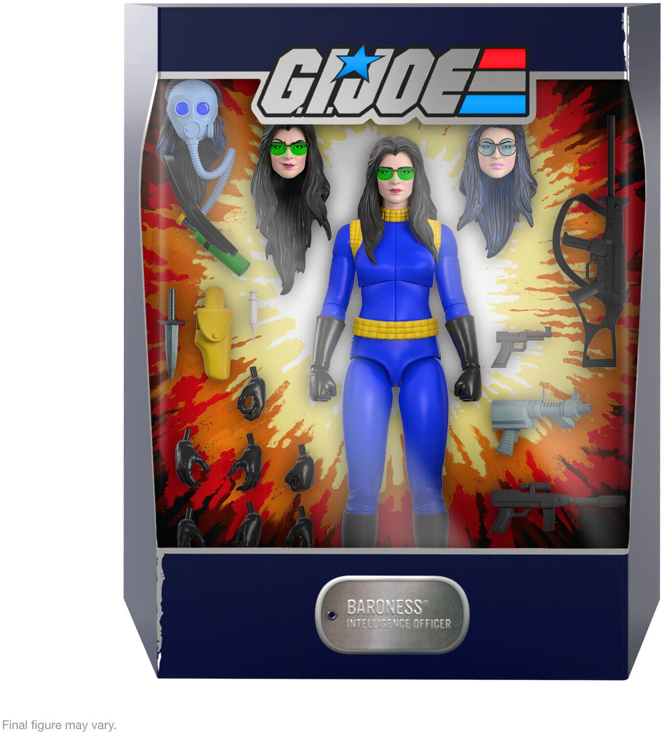 G.I. JOE BARONESS INTELLIGENCE OFFICER  
Final figure may vary.