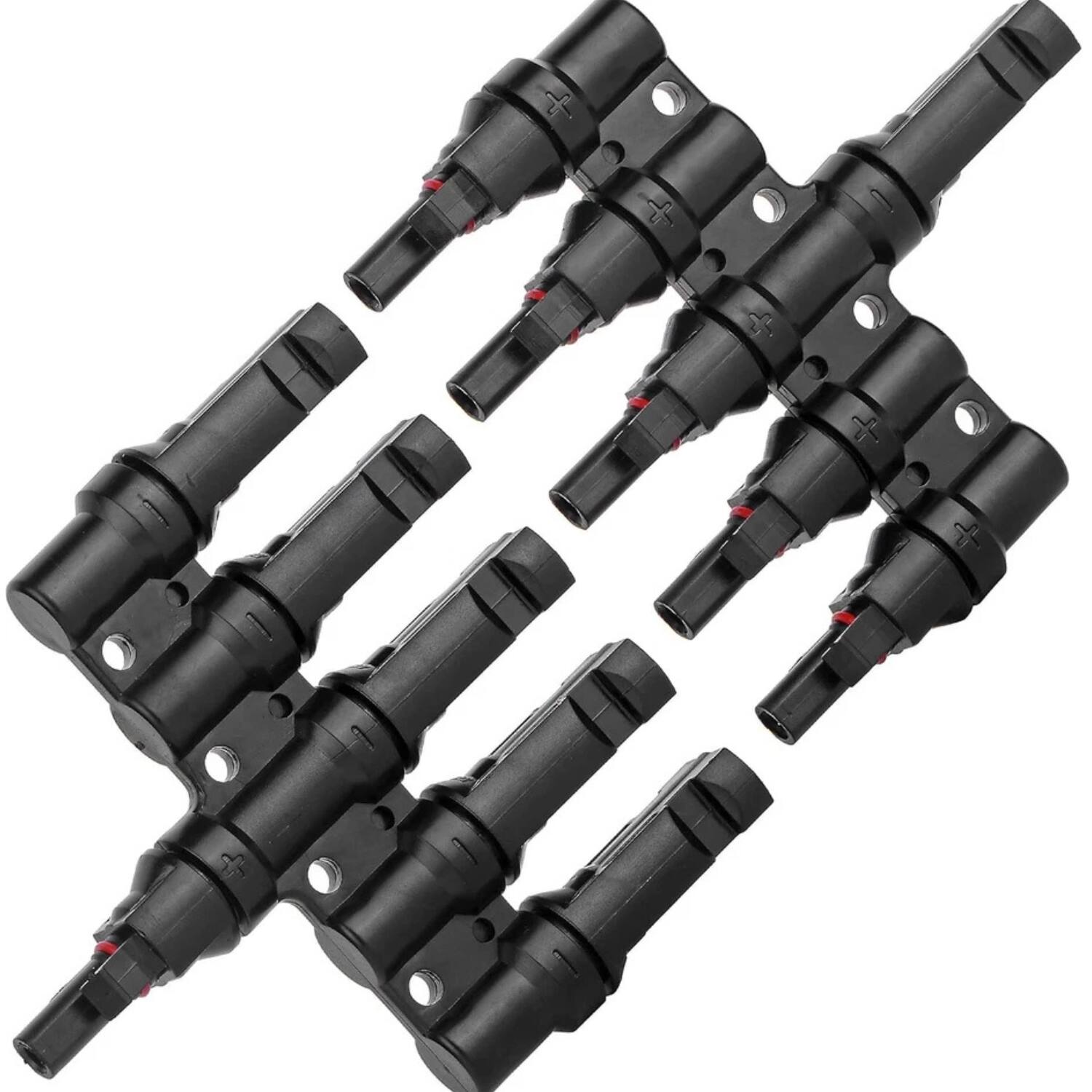 Angle. Home Collection - 1 Pair Solar Panel Connector T-Branch Cable Splitter.