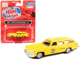 1974 Buick Estate Station Wagon Taxi 1/87 (HO) Scale Model by Classic Metal Works - Yellow