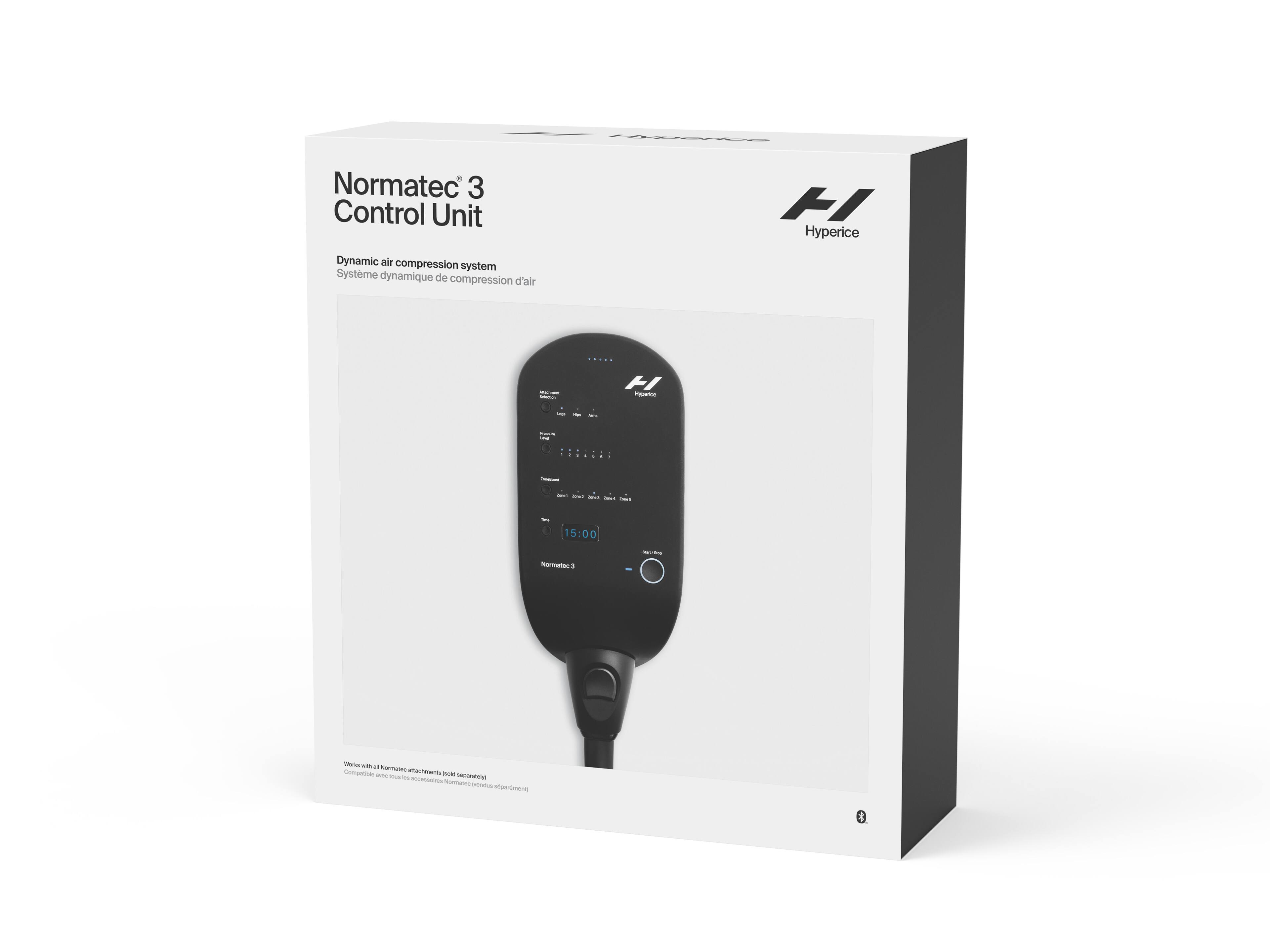 Normatec 3 Control Unit  
Dynamic air compression system  
Système dynamique de compression d'air  

Hyperice  

Works with all Normatec attachments  
Normatec® pods only  
Normatec® pods only  
Normatec® pods only  
Normatec® pods only  
Normatec® pods only  
Normatec® pods only  
Normatec® pods only  
Normatec® pods only  
Normatec® pods only  
Normatec® pods only  
Normatec® pods only  
Normatec® pods only  
Normatec® pods only  
Normatec® pods only  
Normatec® pods only  
Normatec® pods only  
Normatec® pods only  
Normatec® pods only  
Normatec® pods only  
Normatec® pods only  
Normatec® pods only  
Normatec® pods only  
Normatec® pods only  
Normatec® pods only  
Normatec® pods only  
Normatec® pods only  
Normatec® pods only  
Normatec® pods only  
Normatec® pods only  
Normatec® pods only  
Normatec® pods only  
Normatec®