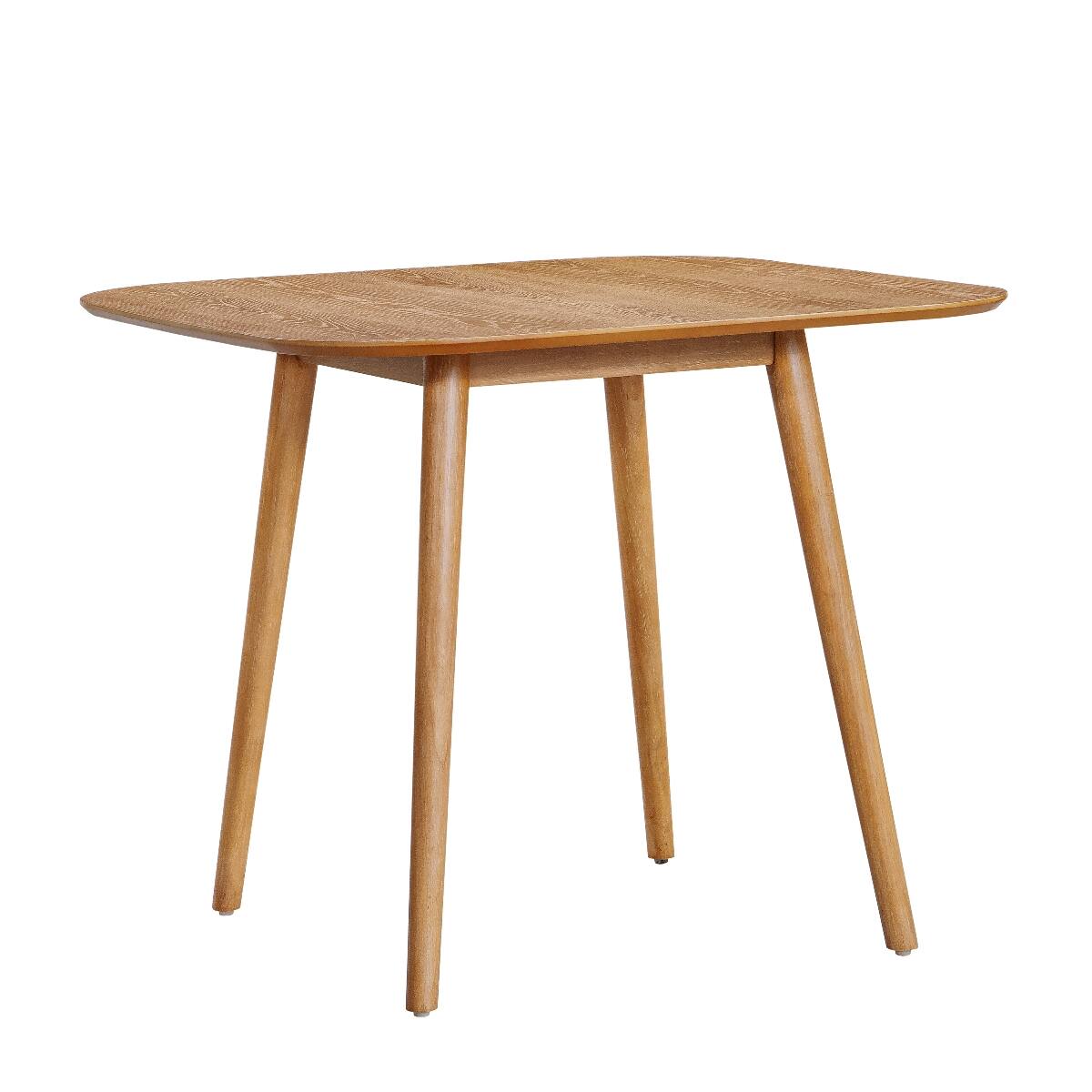 Loheer Square Dining Table for Four, Wood Tone, Mid Century Modern ...