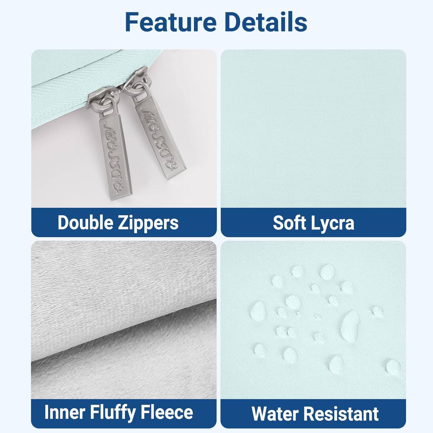 Feature Details

- Double Zippers
- Soft Lycra
- Inner Fluffy Fleece
- Water Resistant