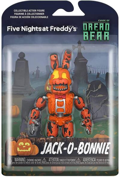 Funko Five Nights at Freddys 5 Inch Action Figure | Jack o Bonnie Funko Five Nights at Freddys 5 Inch Action Figure | Jack o Bonnie