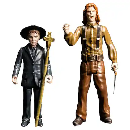 Front. Trick or Treat Studios - Children of the Corn 3.75 Inch Action Figure 2-Pack | Issac & Malachi - Brown.