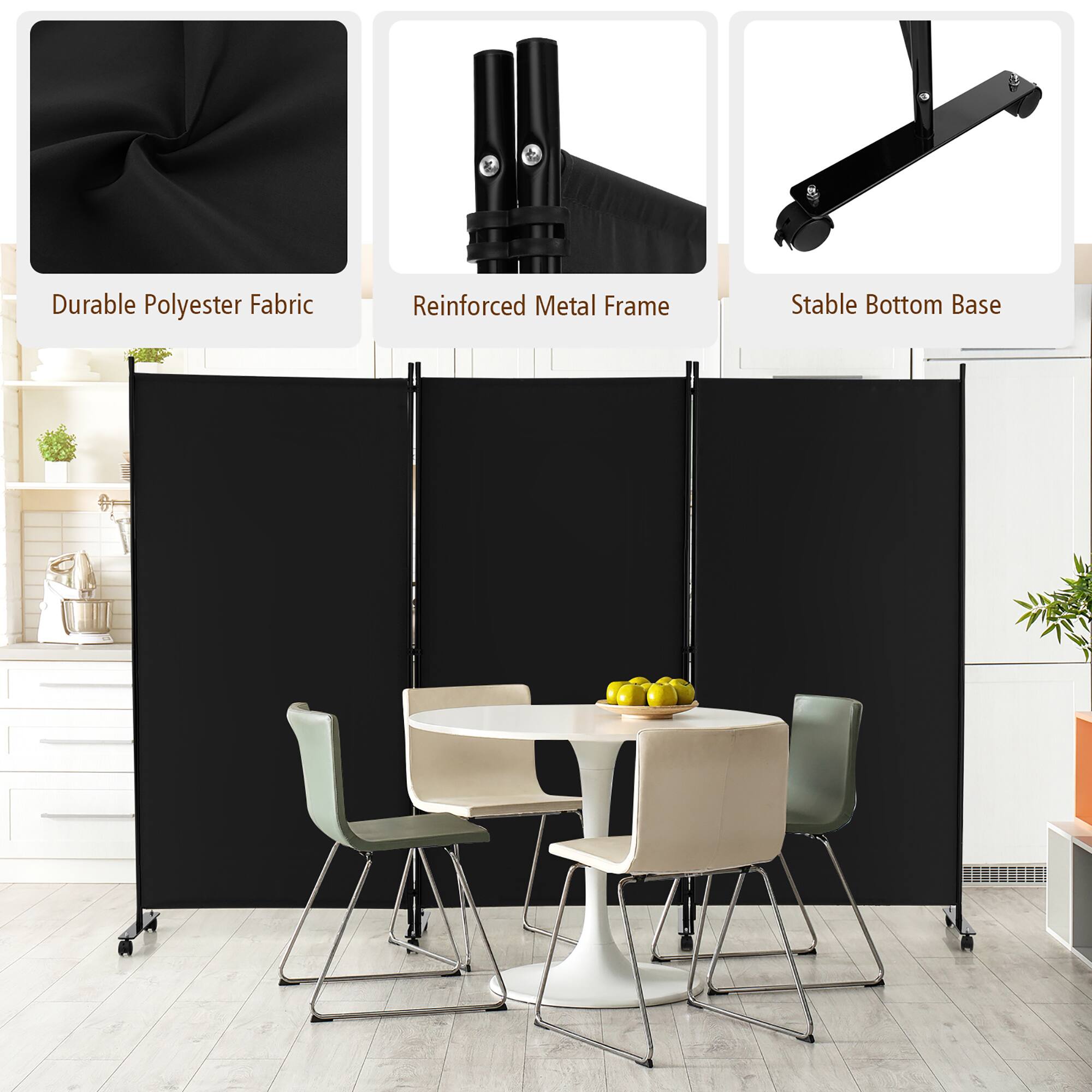 Durable Polyester Fabric  
Reinforced Metal Frame  
Stable Bottom Base