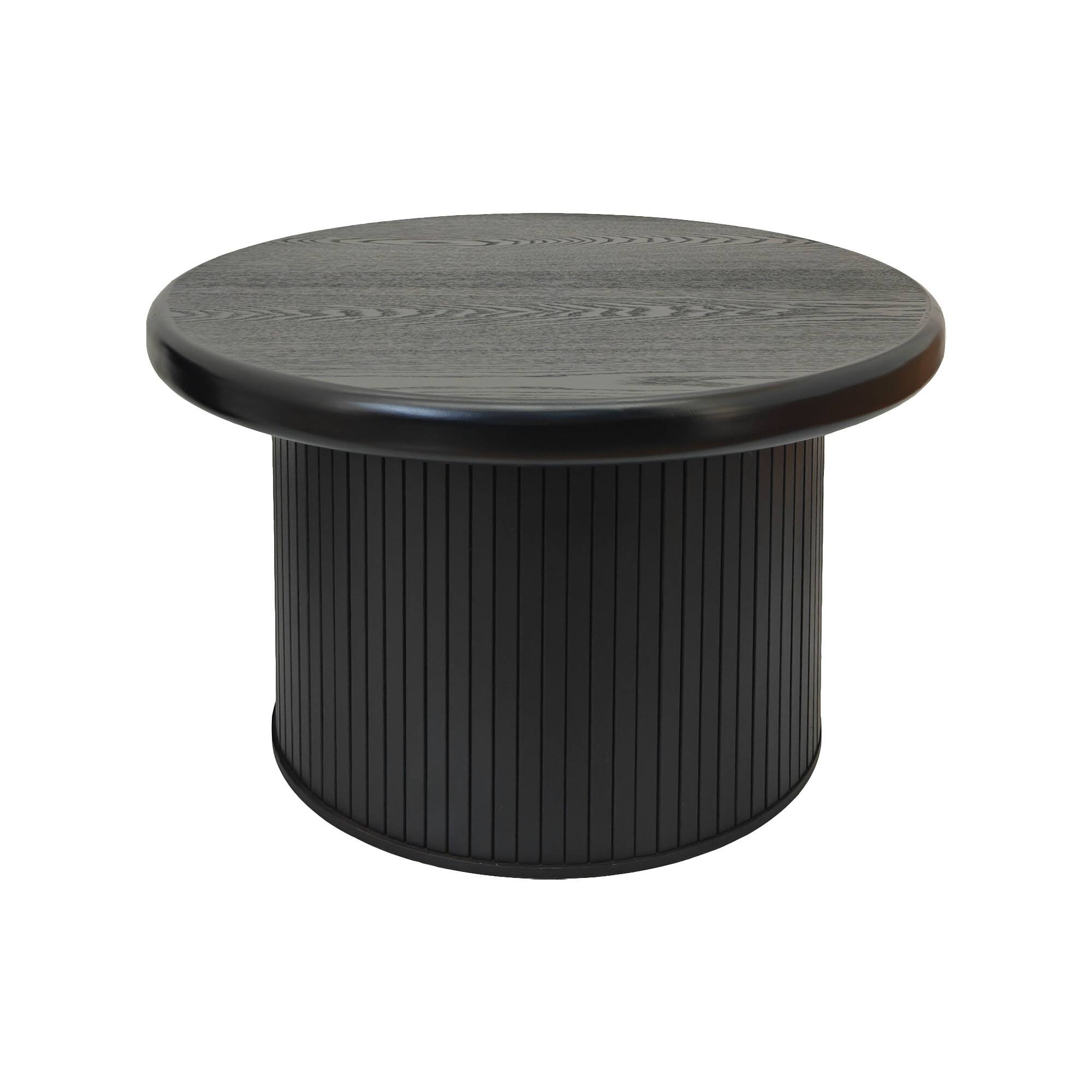 Alt View 5. APRILSOUL - Gold Yellow Beige Natural Marble Coffee Table Small Living Room Table Genuine Real Natural Stone - Black.