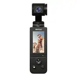 Vivitar - 3 Axis Pocket Camcorder - Black