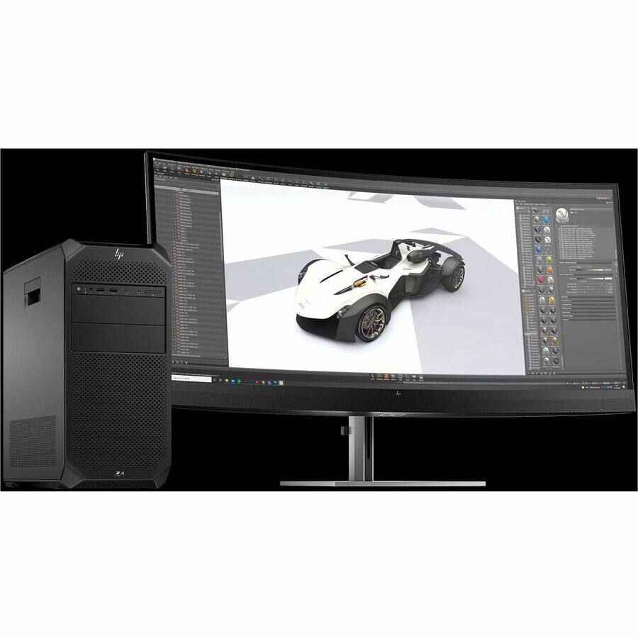 Alt View 7. HP - HP Z6 G5 Workstation - 1 Xeon w5-3435X - vPro Technology - 32 GB - 512 GB SSD - Tower - Black - Smart Buy - Intel W790 - Black.