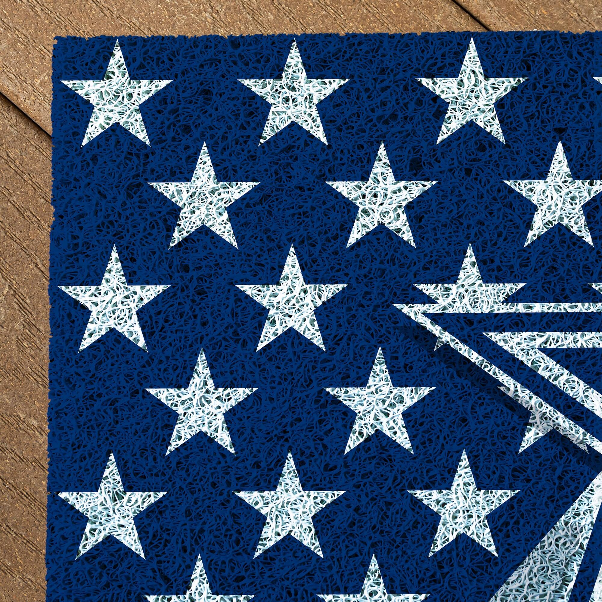 Alt View 2. Evergreen Enterprises - Dallas Cowboys 16" x 28" Stars & Stripes Patriotic Turf Mat - Multicolor.