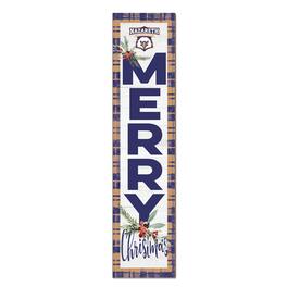 Jardine - Nazareth University Golden Flyers 12'' x 48'' Outdoor Merry Christmas Leaner - White