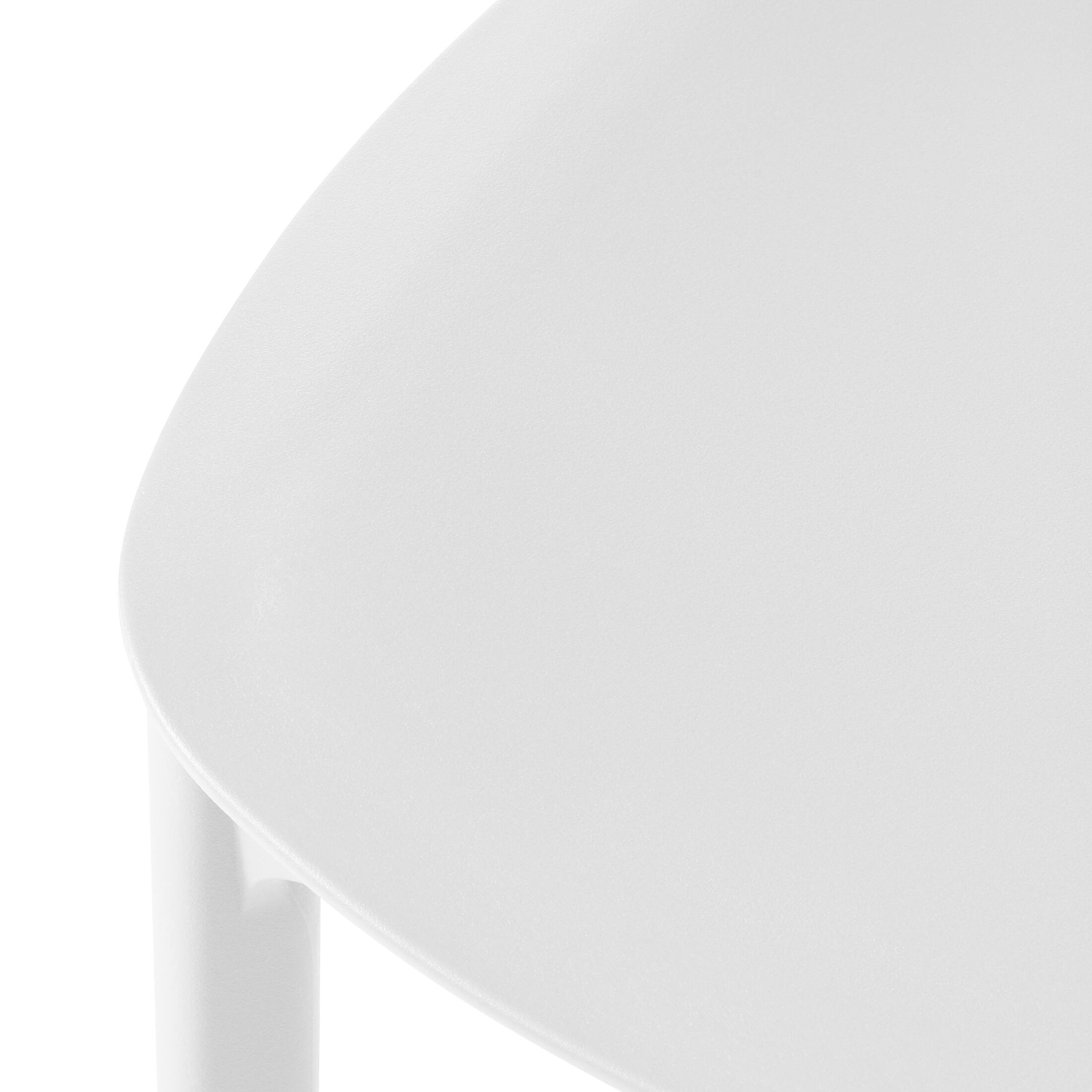 Alt View 3. WestinTrends - WestinTrends Playa Modern Stackable Polypropylene Plastic Patio Dining Chair (Set of 2) - White.