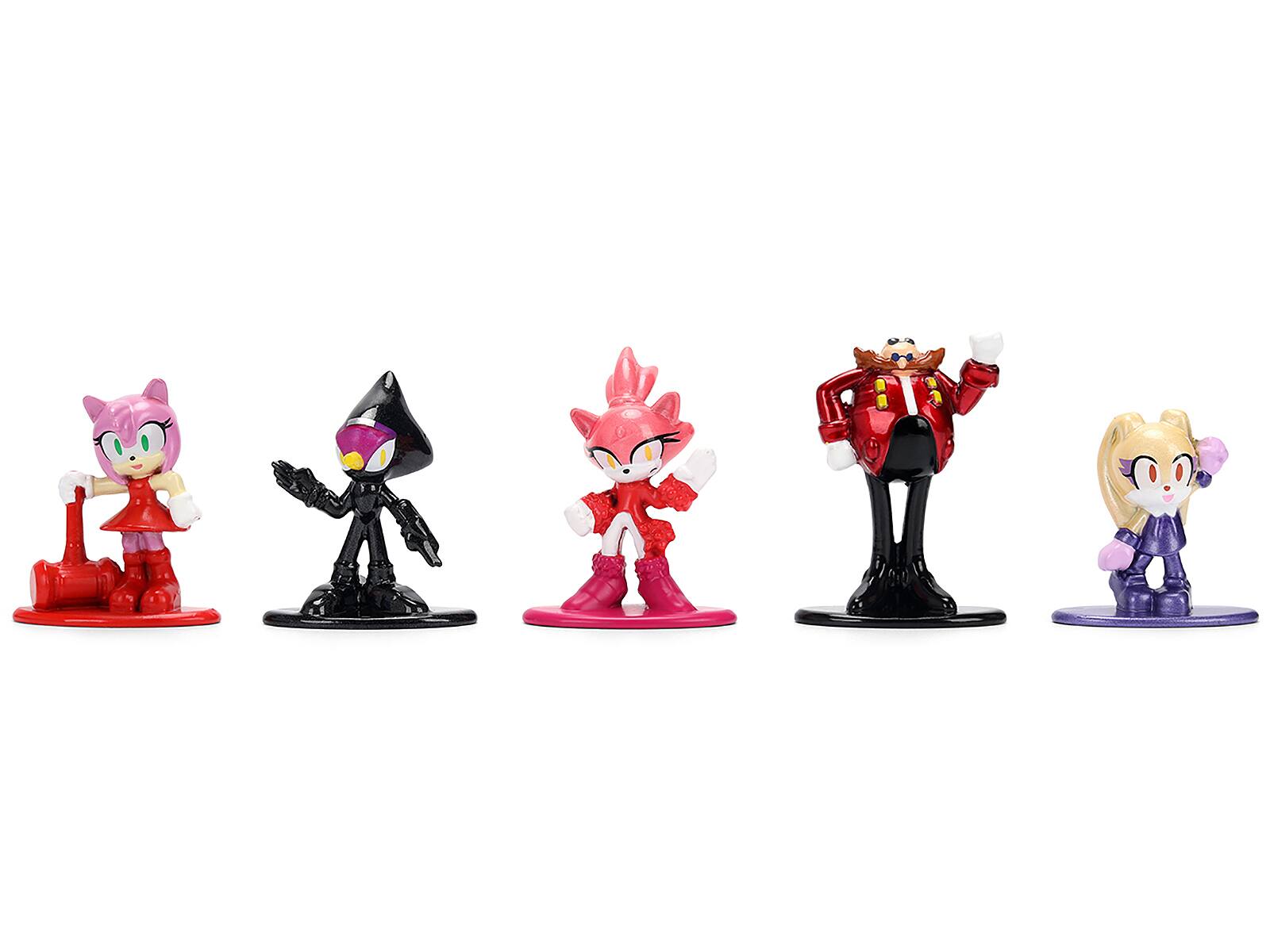 Alt View 3. Jada - Set of 12 Diecast Figures "Sonic The Hedgehog" Video Games "Nano Metalfigs" Series Diecast Models by Jada.