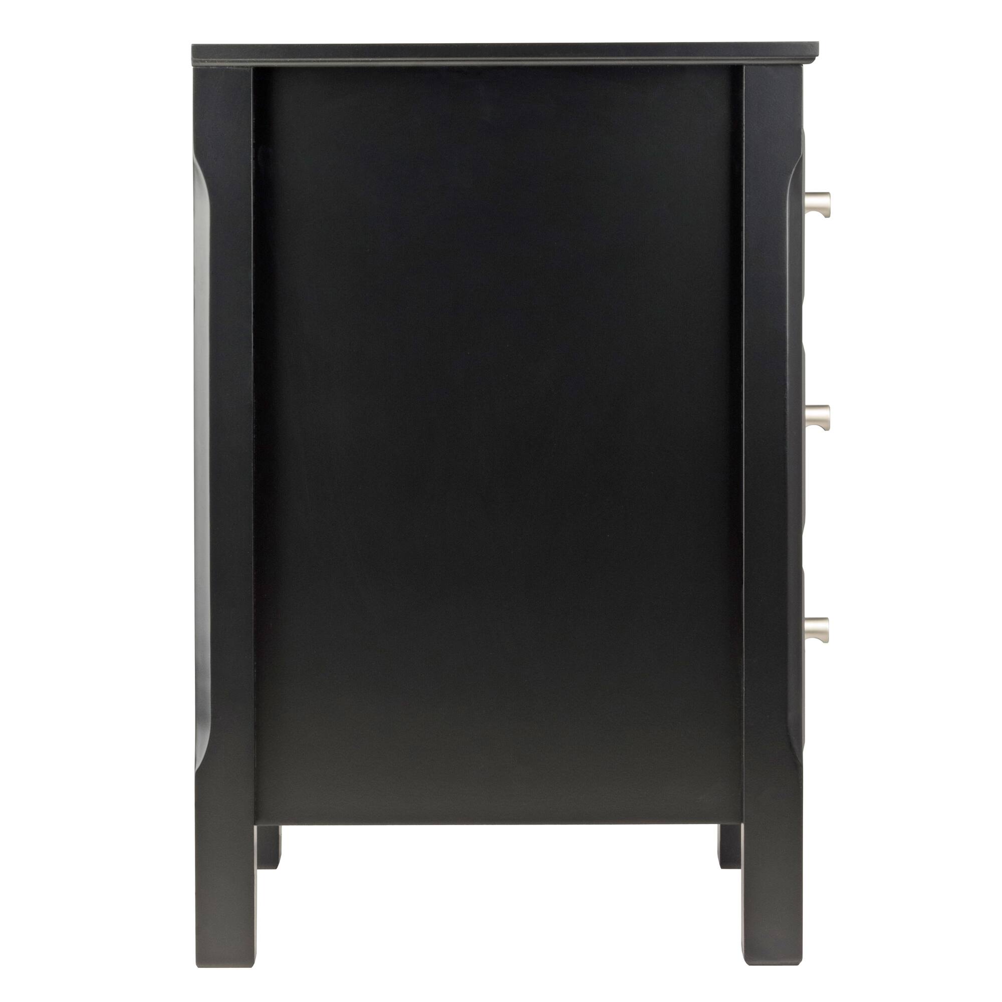Back. Winsome Wood - Timmy Accent Table, Nightstand - Black.