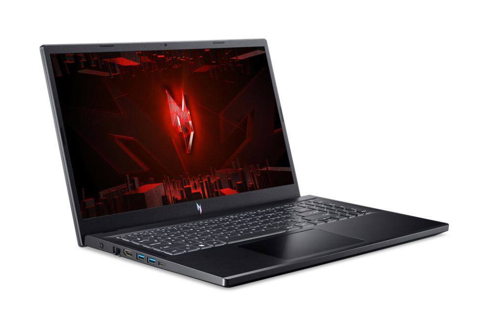Angle. Acer - Nitro V 15 ANV15-51-98N0 15.6" Laptop Intel Core i9-13900H 1.9GHz 16GB RAM 512GB SSD Windows 11 Home - Black.