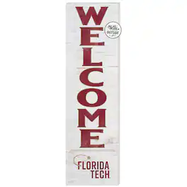 Jardine - Florida Tech Panthers 10'' x 35'' Indoor/Outdoor Welcome Sign - White