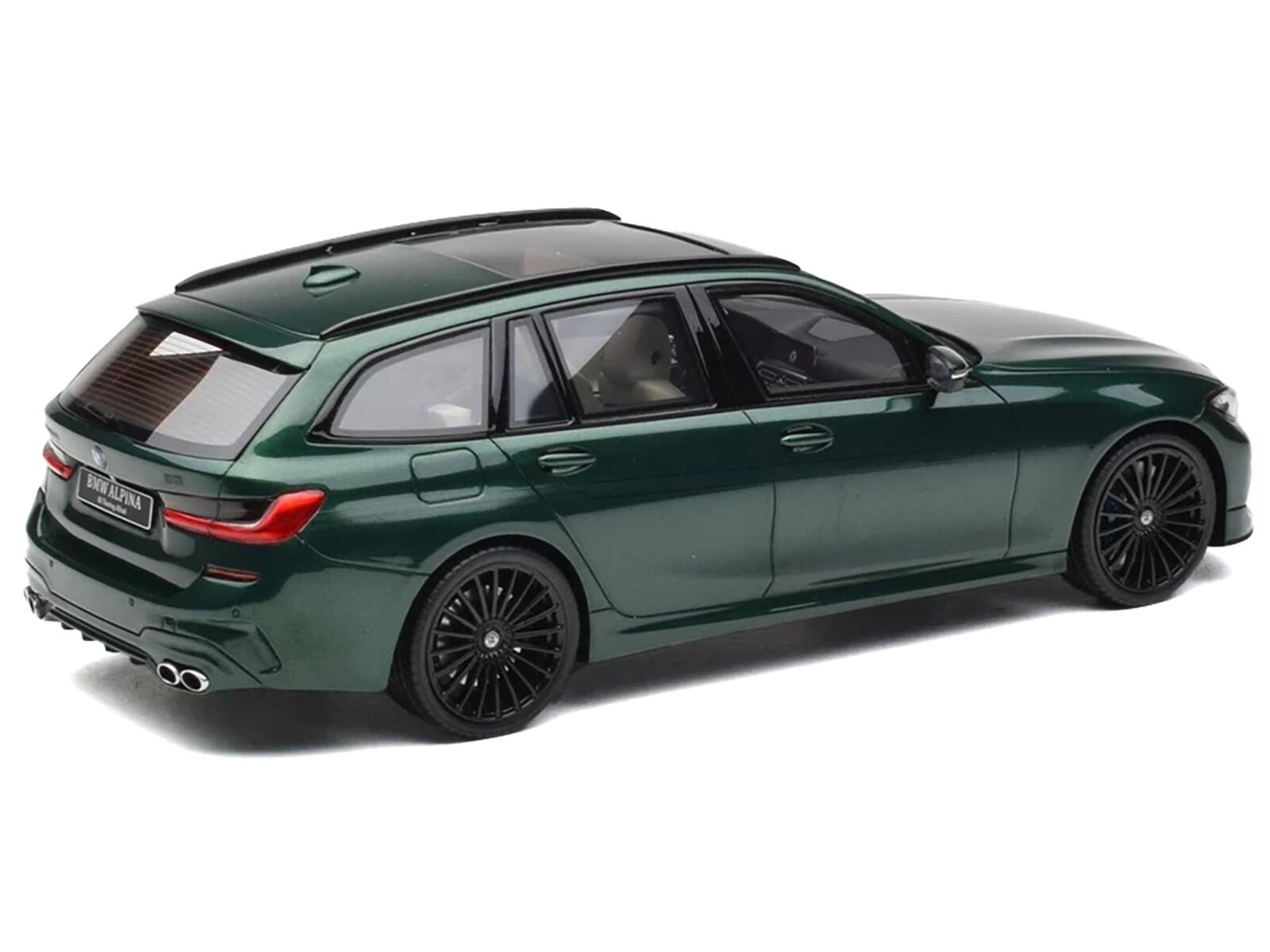 Back. GT Spirit - 2019 BMW Alpina B3 Touring Green Metallic 1/18 Model Car by GT Spirit - Green Metallic.