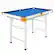 Alt View 18. Costway - 47'' Folding Billiard Table Pool Game Table for Kids w/ Cues & Chalk & Brush Blue - Blue.