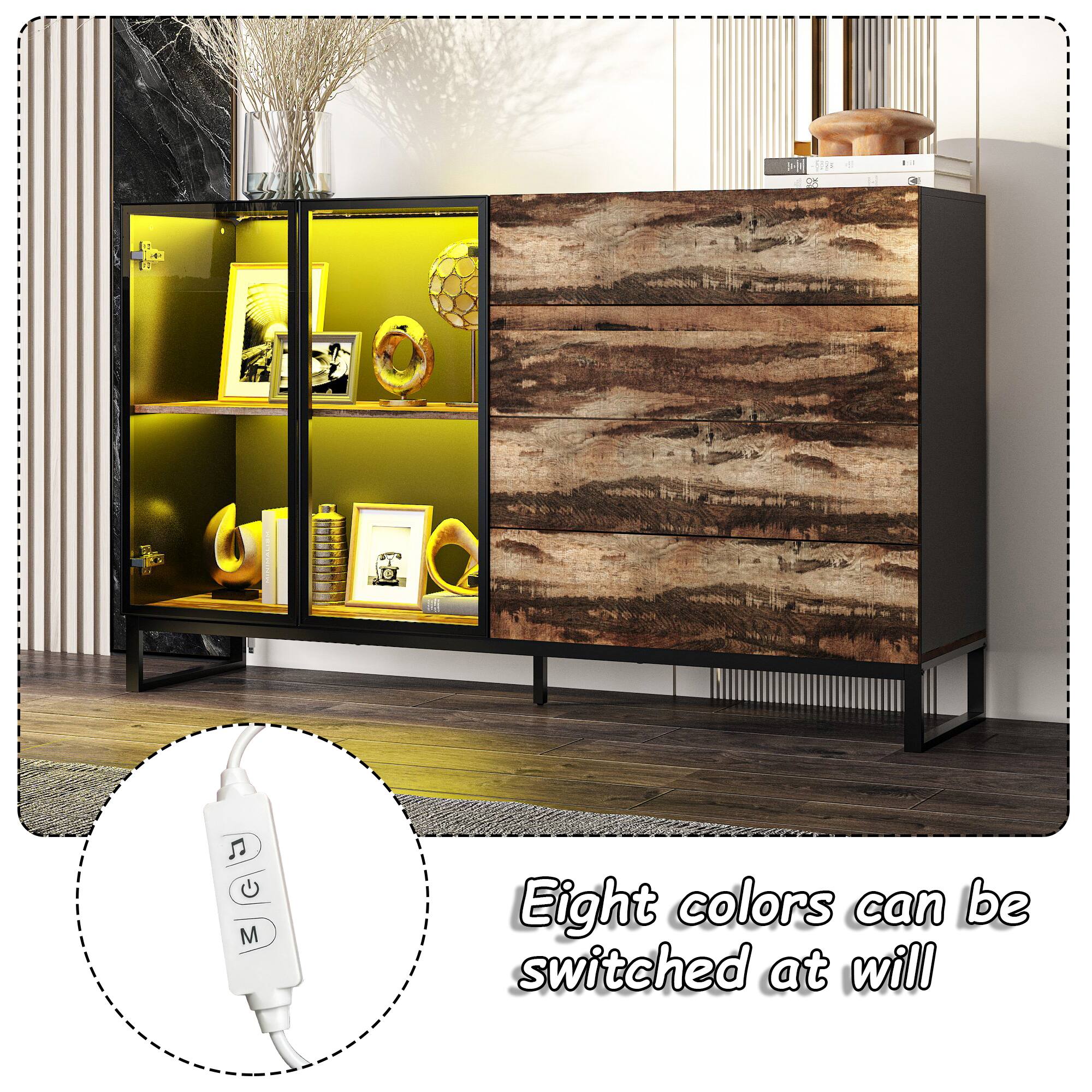 Eight colors can be switched at will