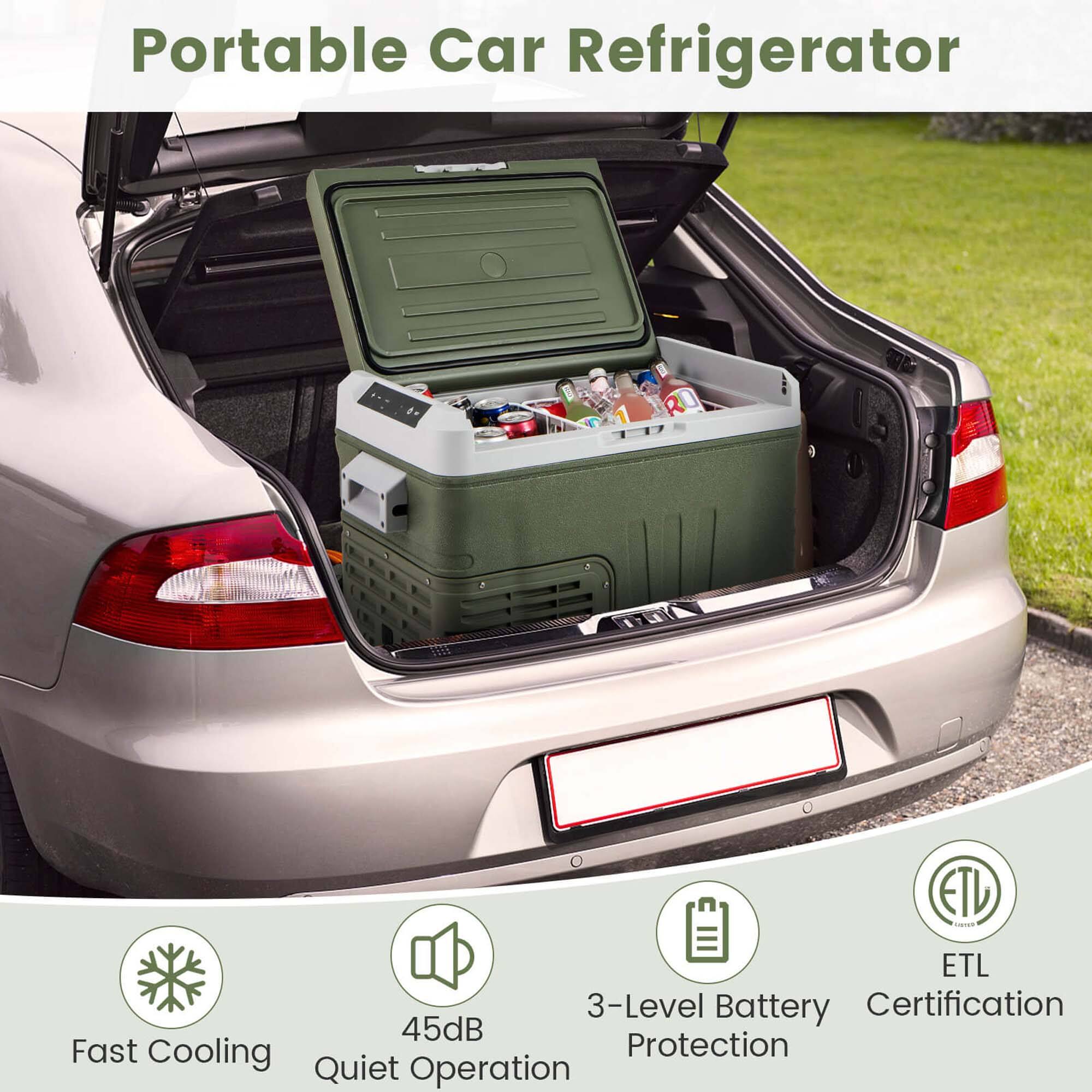 Portable Car Refrigerator

- Fast Cooling
- 45dB Quiet Operation
- 3-Level Battery Protection
- ETL Certification