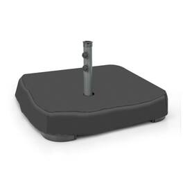 Mondawe - Fillable Umbrella Base with 2 Sandbags and Dust-proof Cover - Black