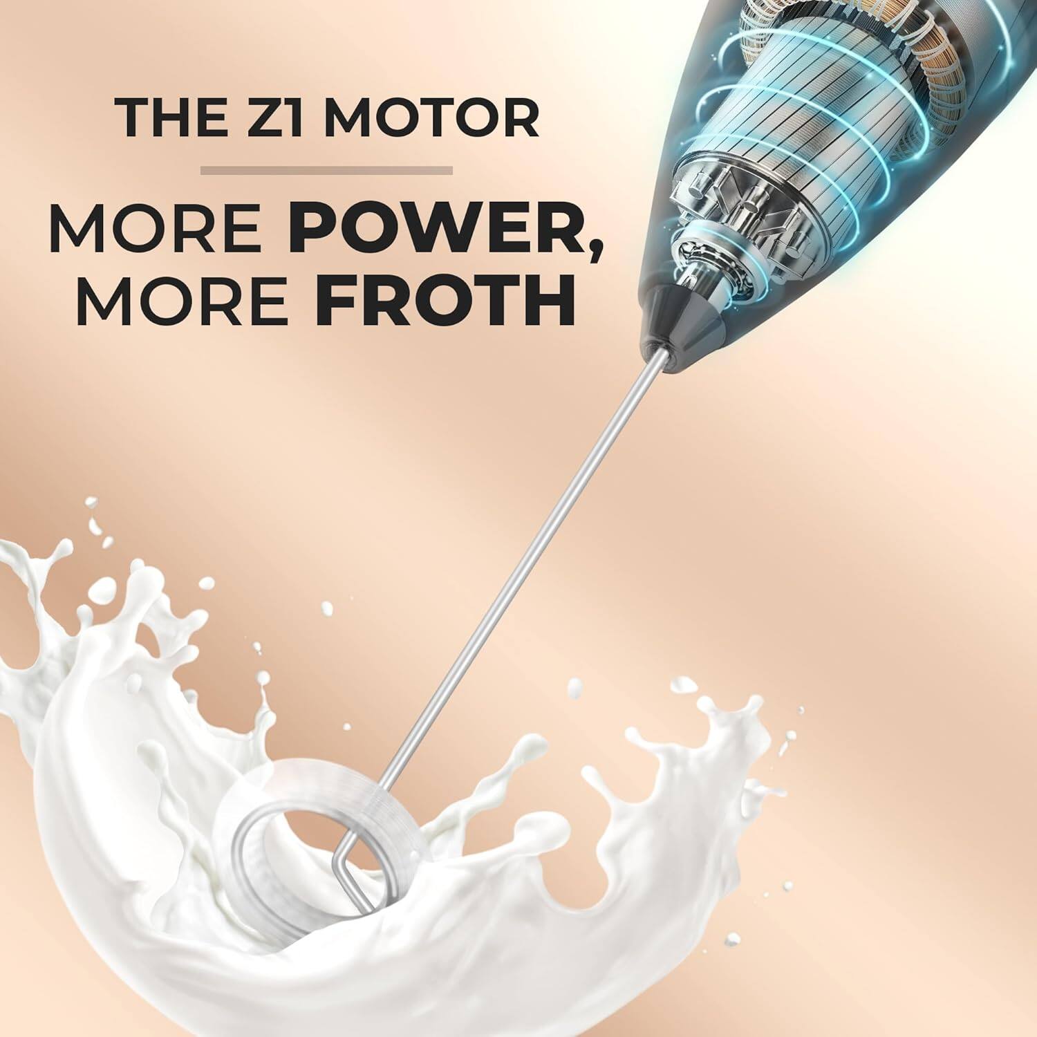 THE Z1 MOTOR, MORE POWER, MORE FROTH