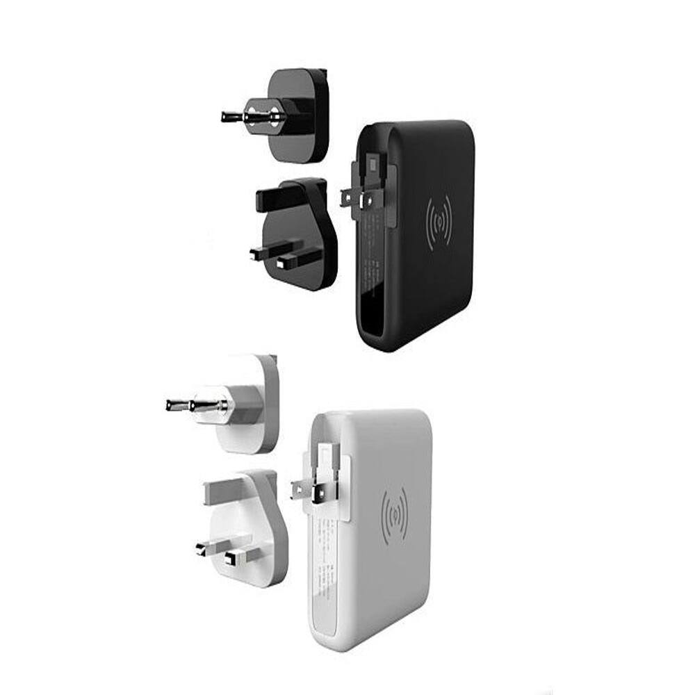 Left. Loheer - Loheer Universal Travel Adapter Type C Portable Power Bank.