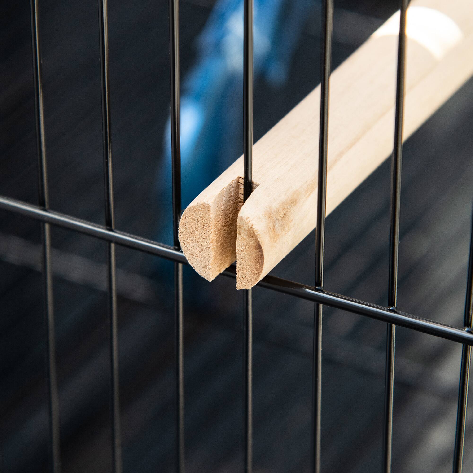 Alt View 5. Pawhut - Large Bird Cage with 1.7 ft. Width for Wingspan, Bird Aviary Indoor with Multi-Door Design, Fit for Canary, Conure.