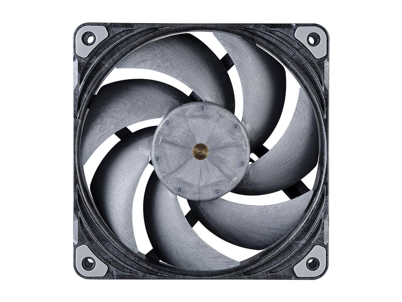 Alt View 1. Phanteks - Phanteks T30-120 Fan Triple-Pack, Premium High-Performance, 4-Pin PWM, Quiet, Black/Grey - Black/Grey.
