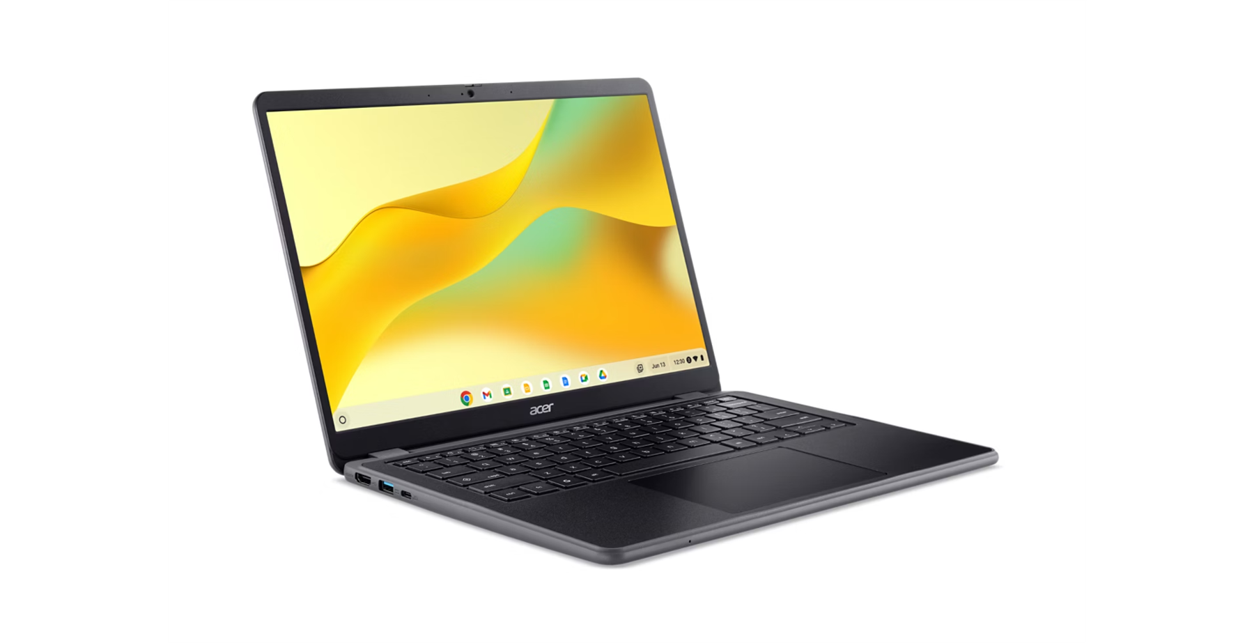 Left. Ace - Chromebook 514 C937-C7WDNA 14" Chromebook - Black.