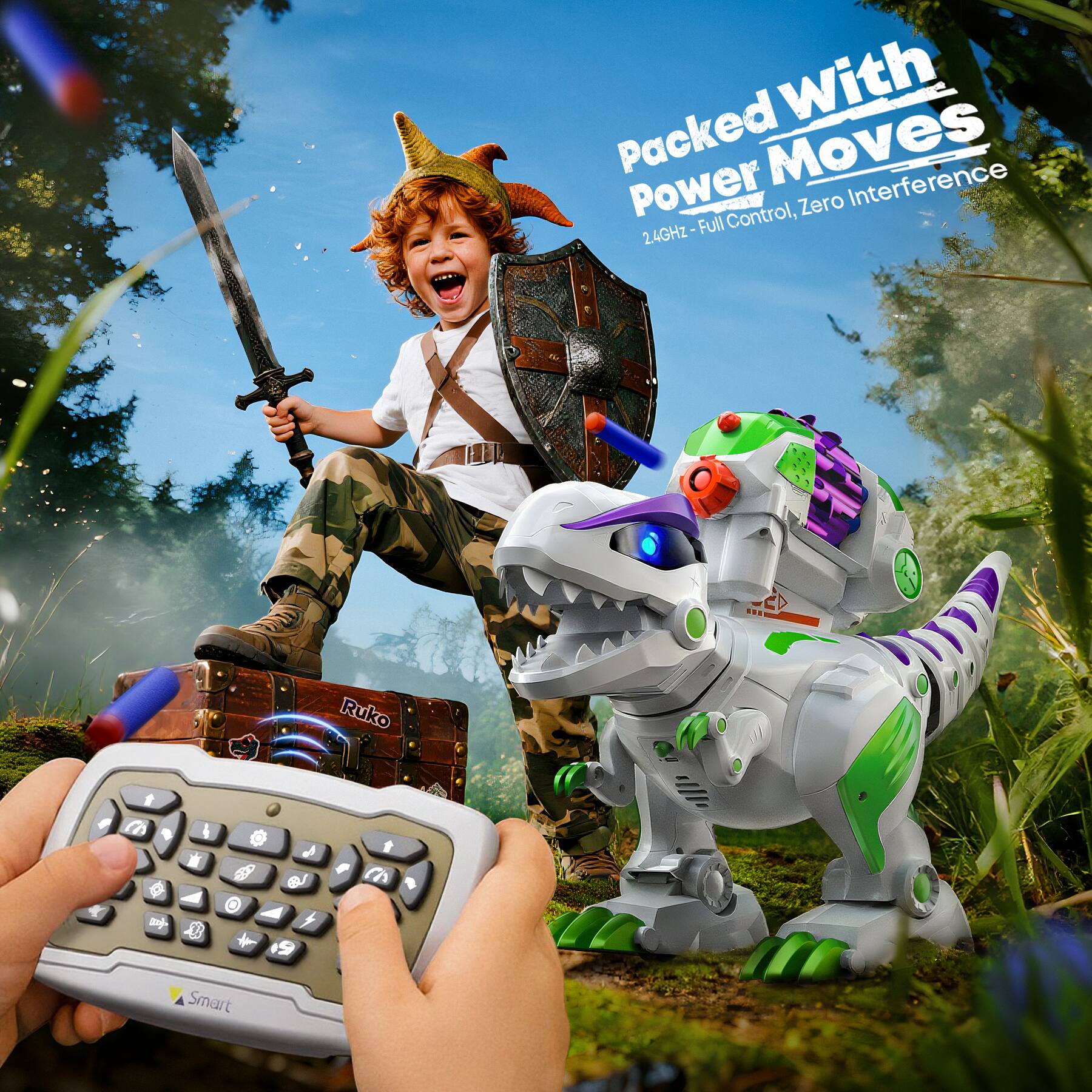 Packed with Power Moves  
2.4GHz - Full Control, Zero Interference