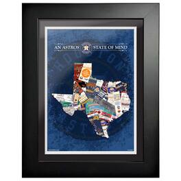 Mustang Drinkware - Houston Astros 12'' x 16'' State of Mind Wall Art - Multicolor